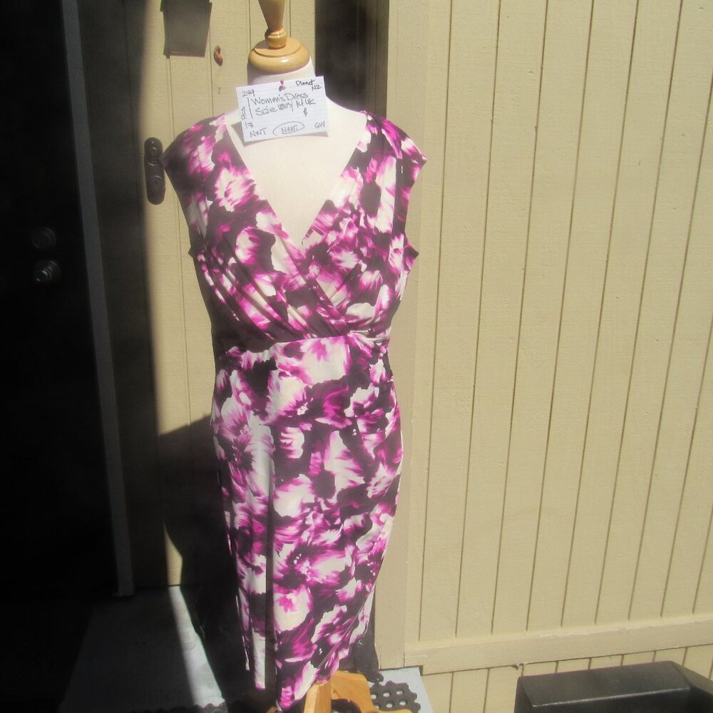 #249. NEW WOMEN'S SUMMER LORAL DRESS BY PLANET  (SIZE 10US / 14UK)